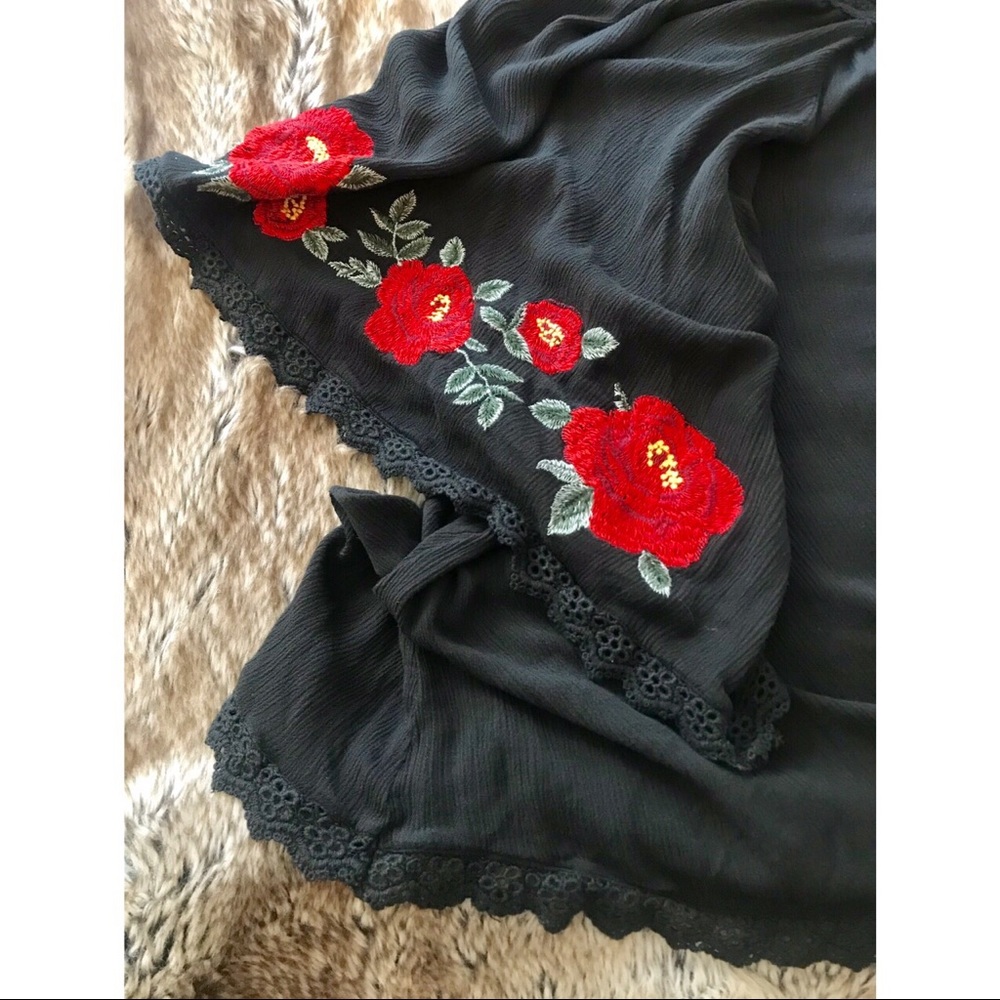 Forever 21 Off-Shoulder Boho Festival Dress Floral